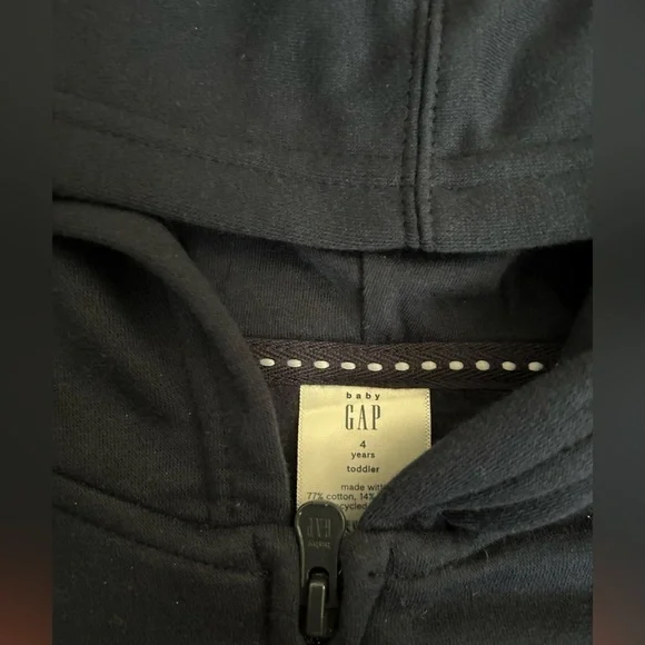 BabyGap Logo Zip Hoodie Jacket - Picture 4 of 6